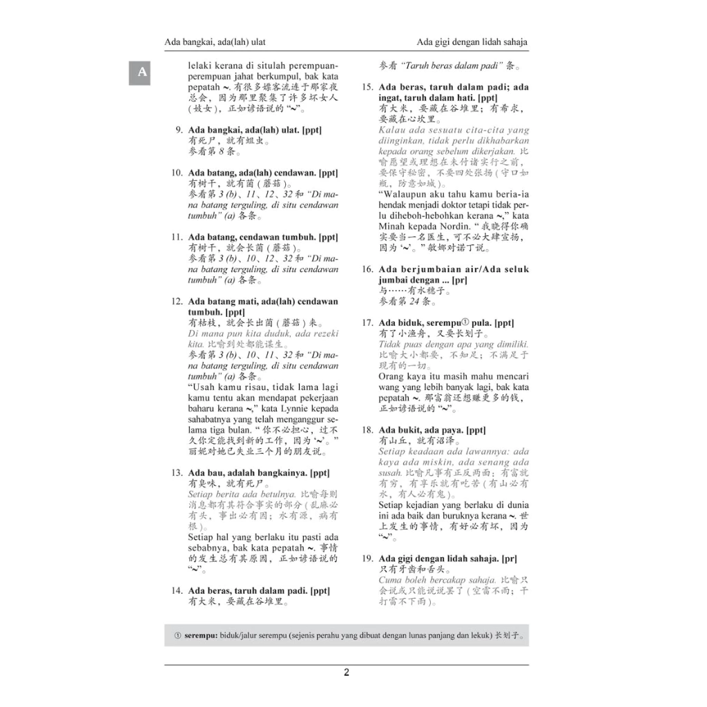 马来谚语词典 Kamus Peribahasa Daya (BM-BC) - Image 3